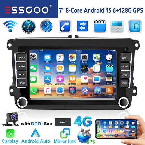 Dab android15 128g carplay - dab+,